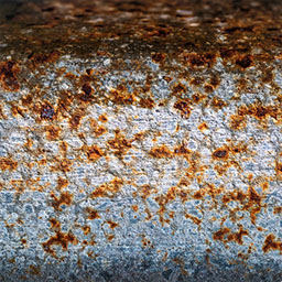 close-up wooden surface, elements of rust tones ingrained.